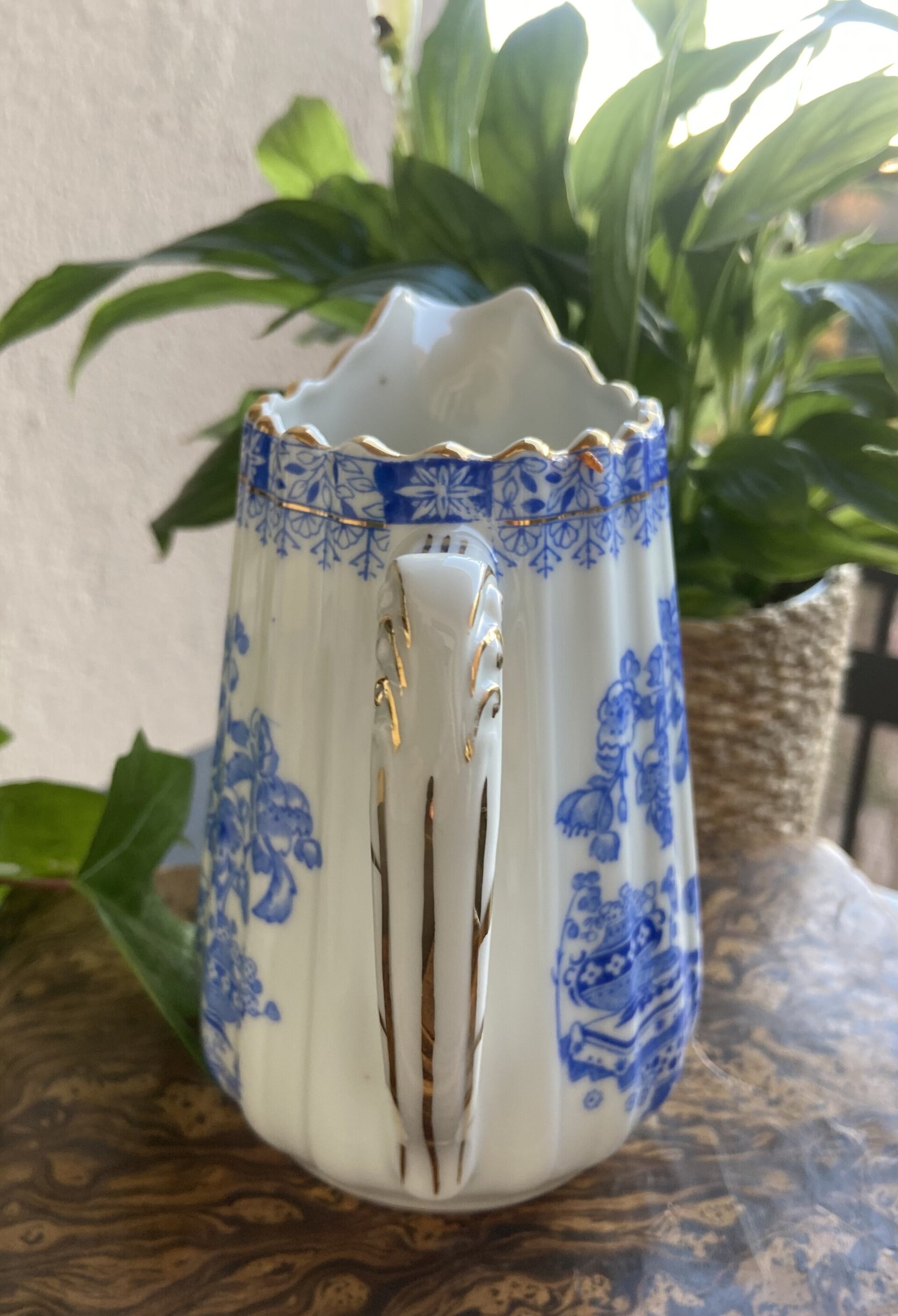Jarra en porcelana "Saint Claire" mod.China blau - 2
