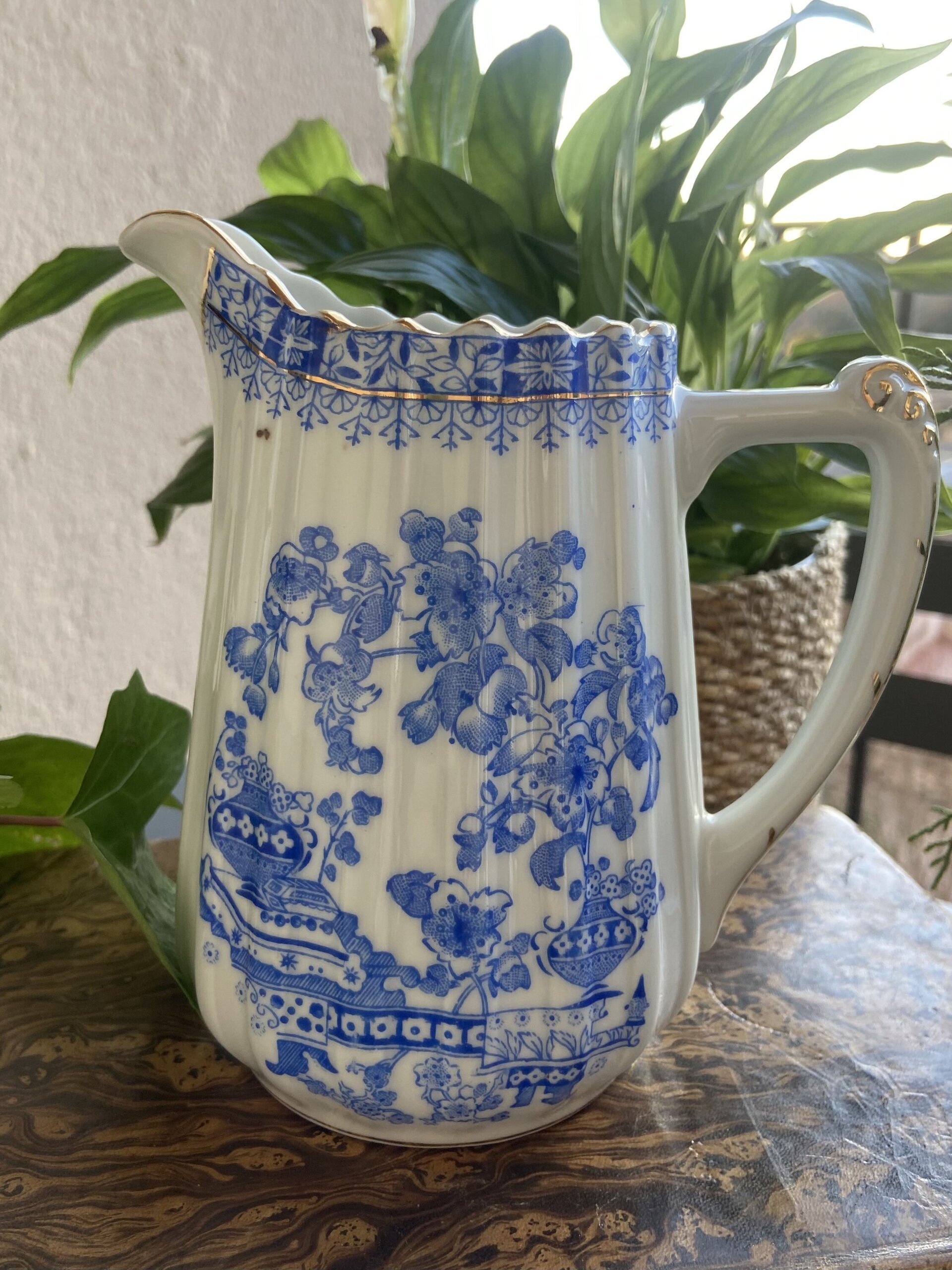 Jarra en porcelana "Saint Claire" mod.China blau - 3