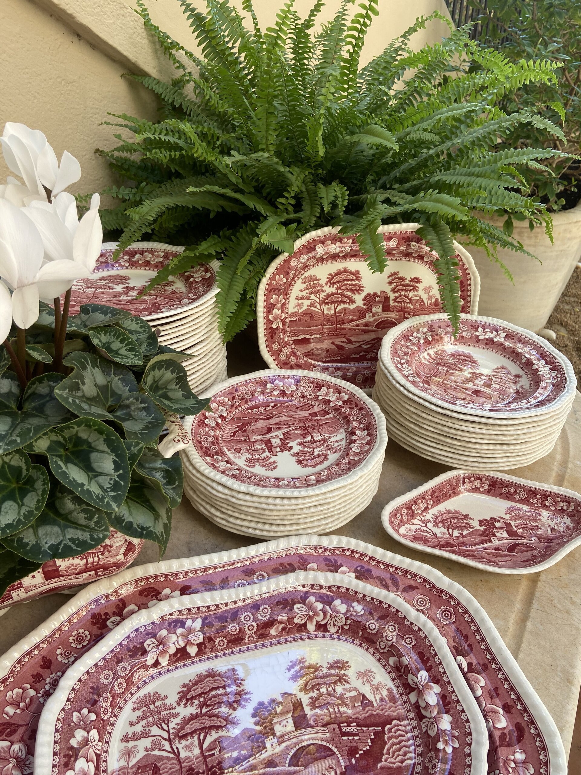 Vajilla en loza inglesa "Spode". - 3