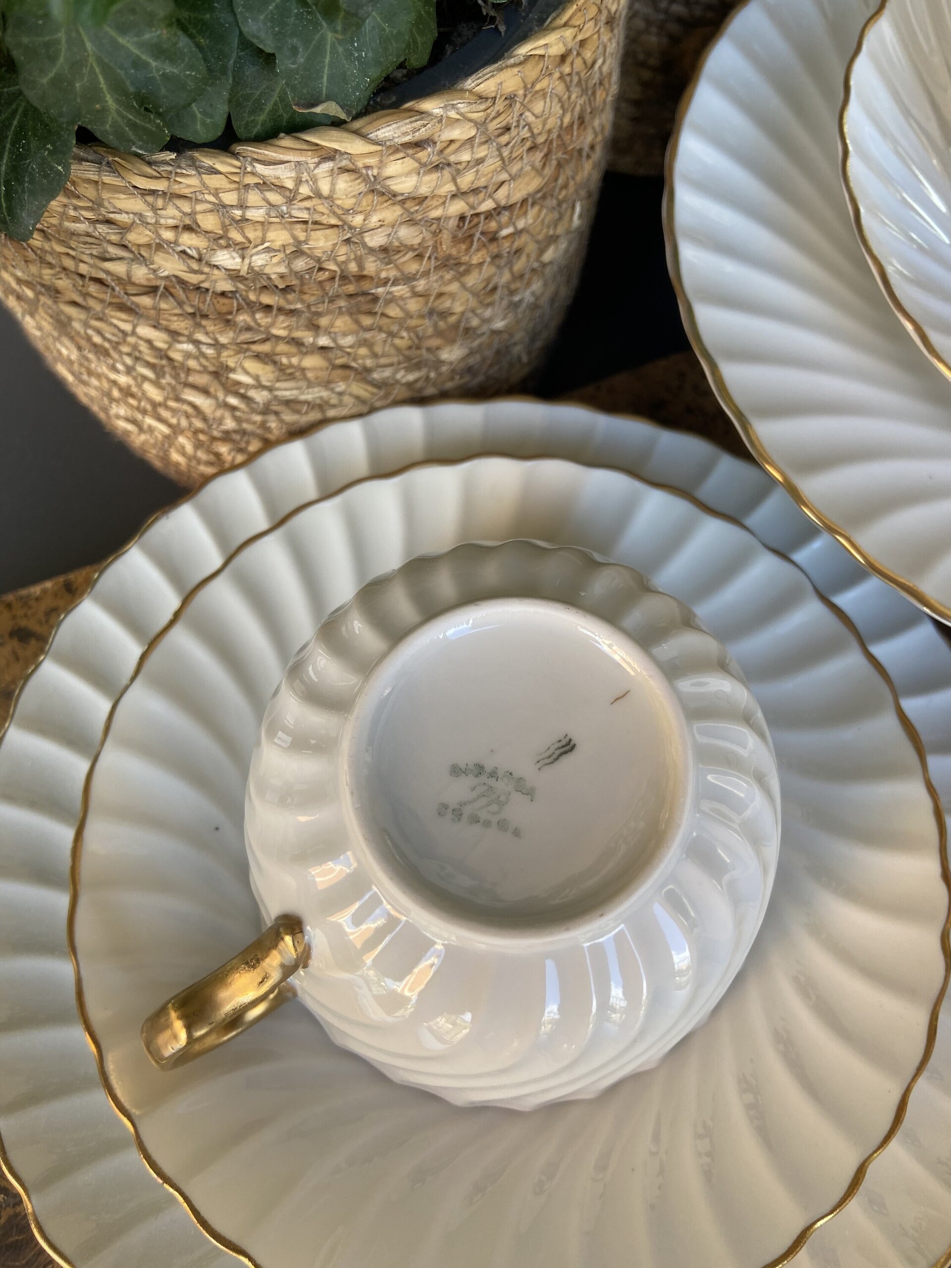 Juego de té en porcelana "Bidasoa". - 8