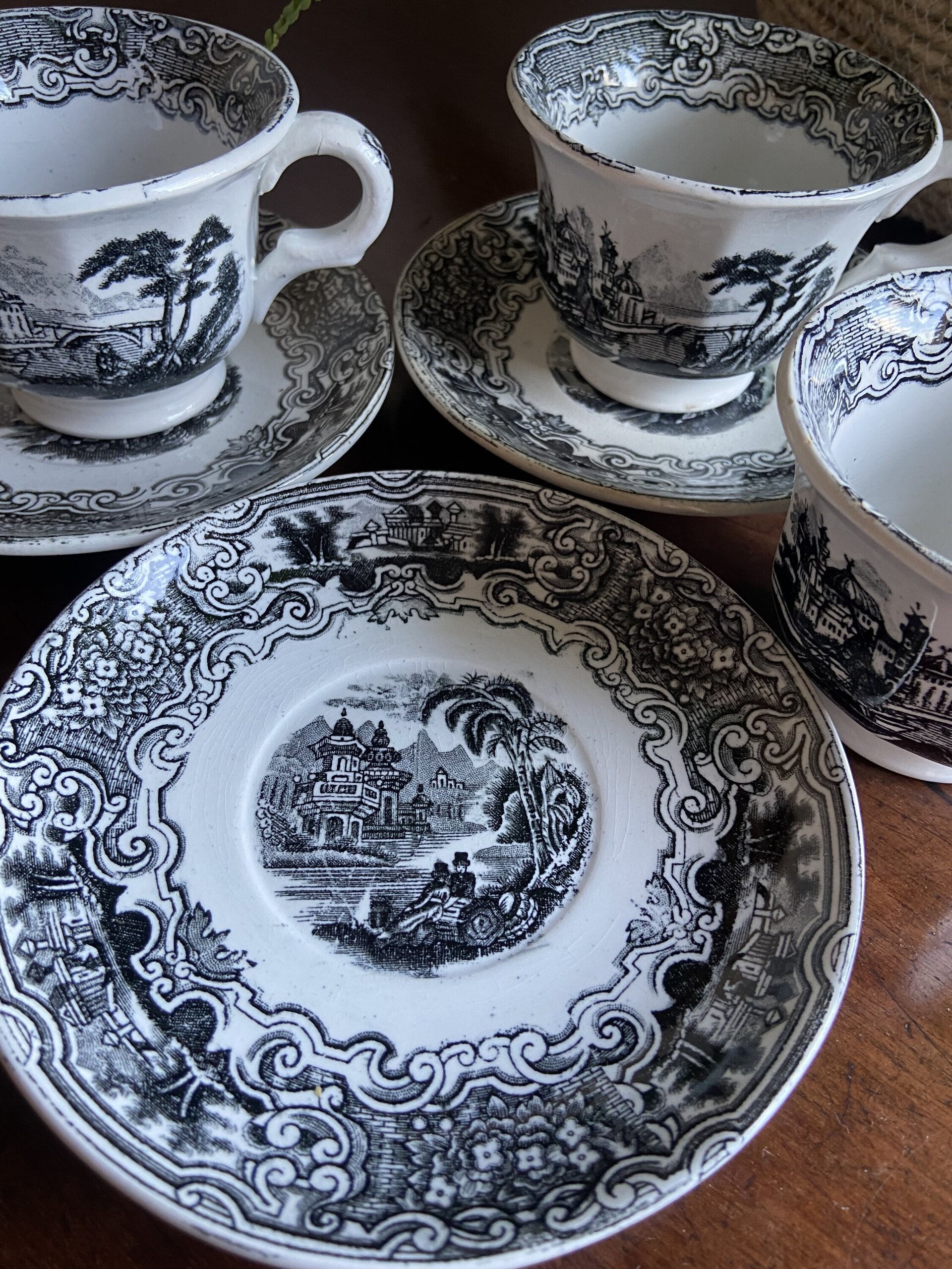 3 tazas de té "Pickman S.A. Sevilla" mod.Vistas - 4