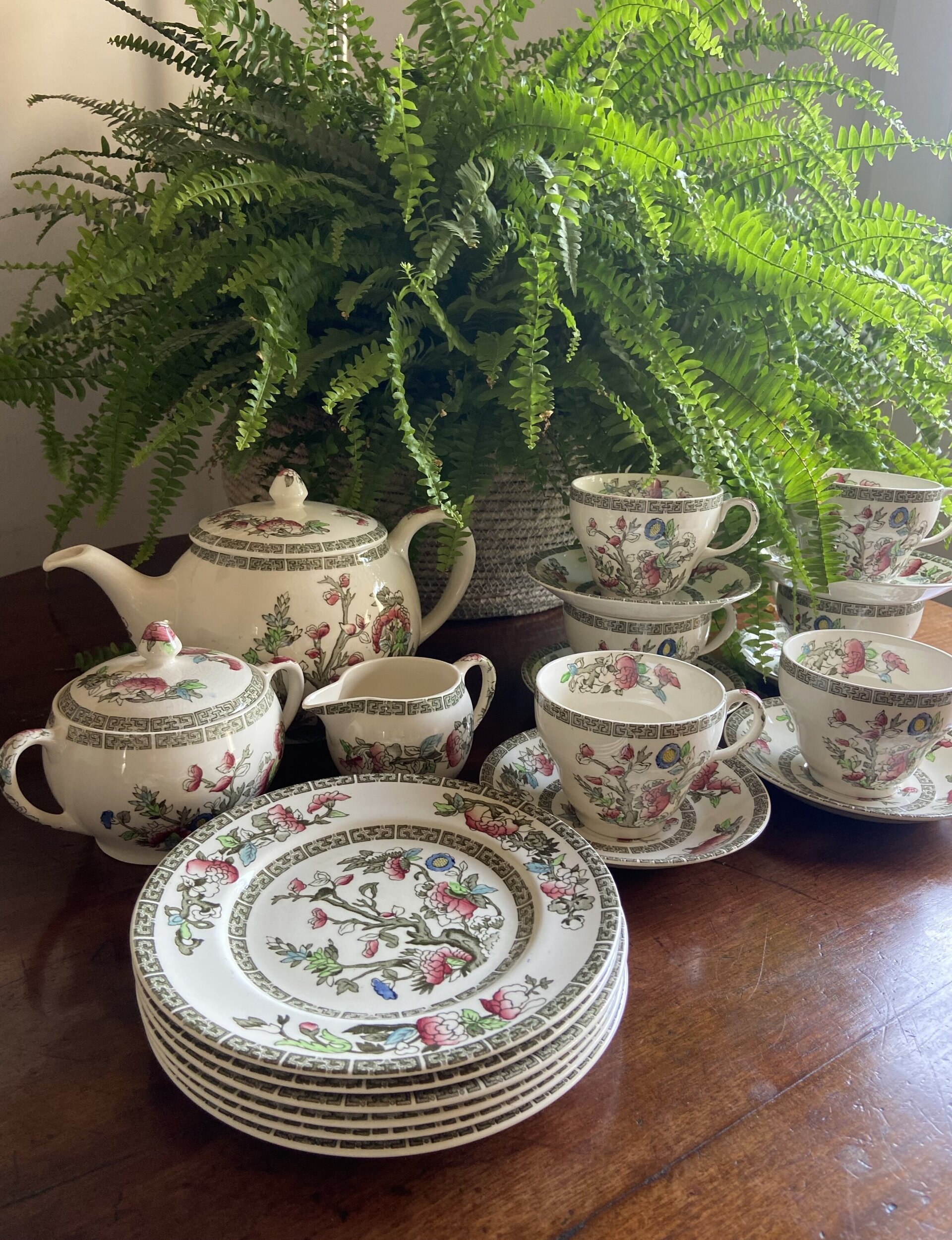 Juego de té en loza inglesa "Johnson Bros" - 4