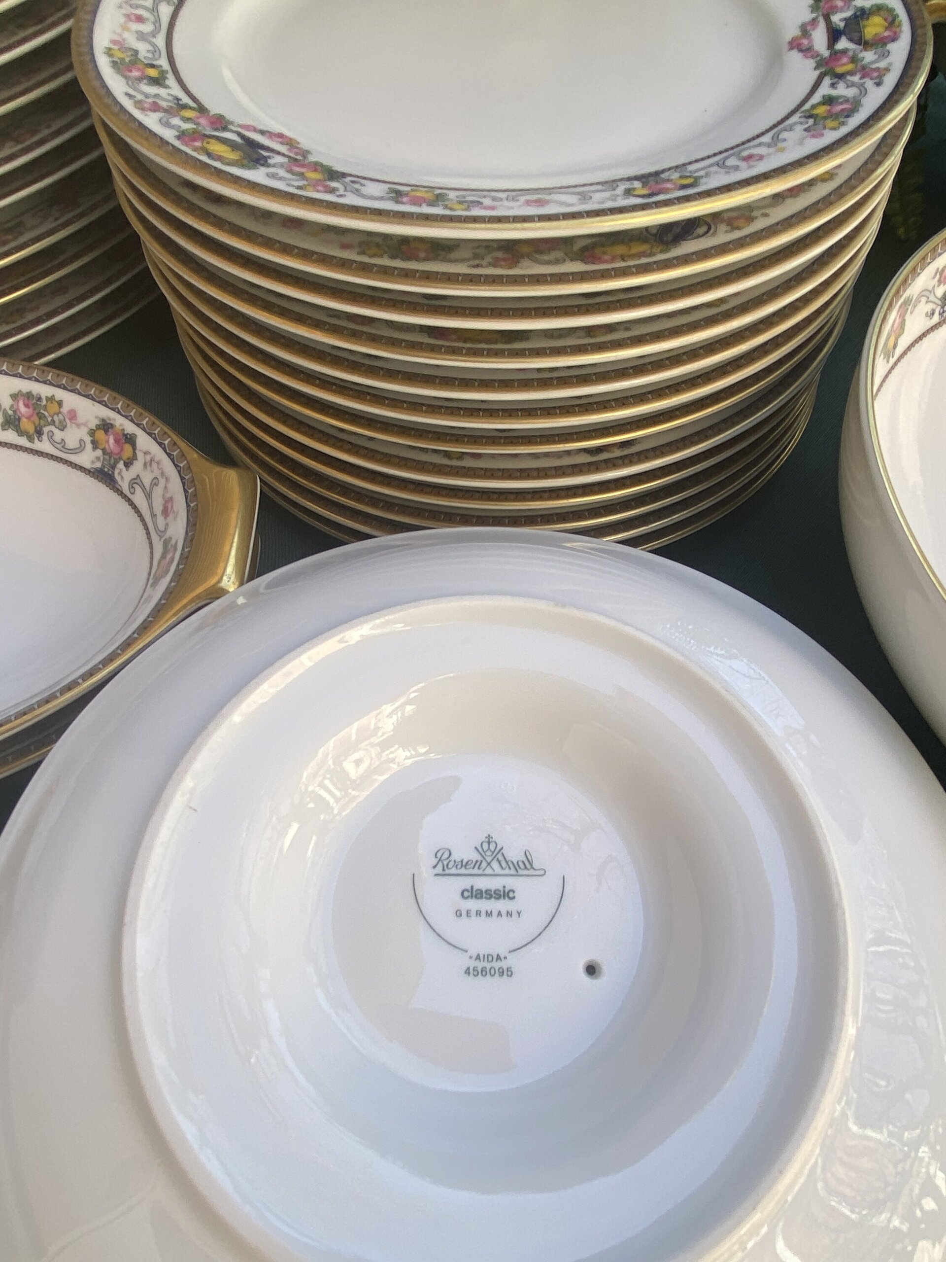 Vajilla en porcelana alemana "Rossenthal". - 10