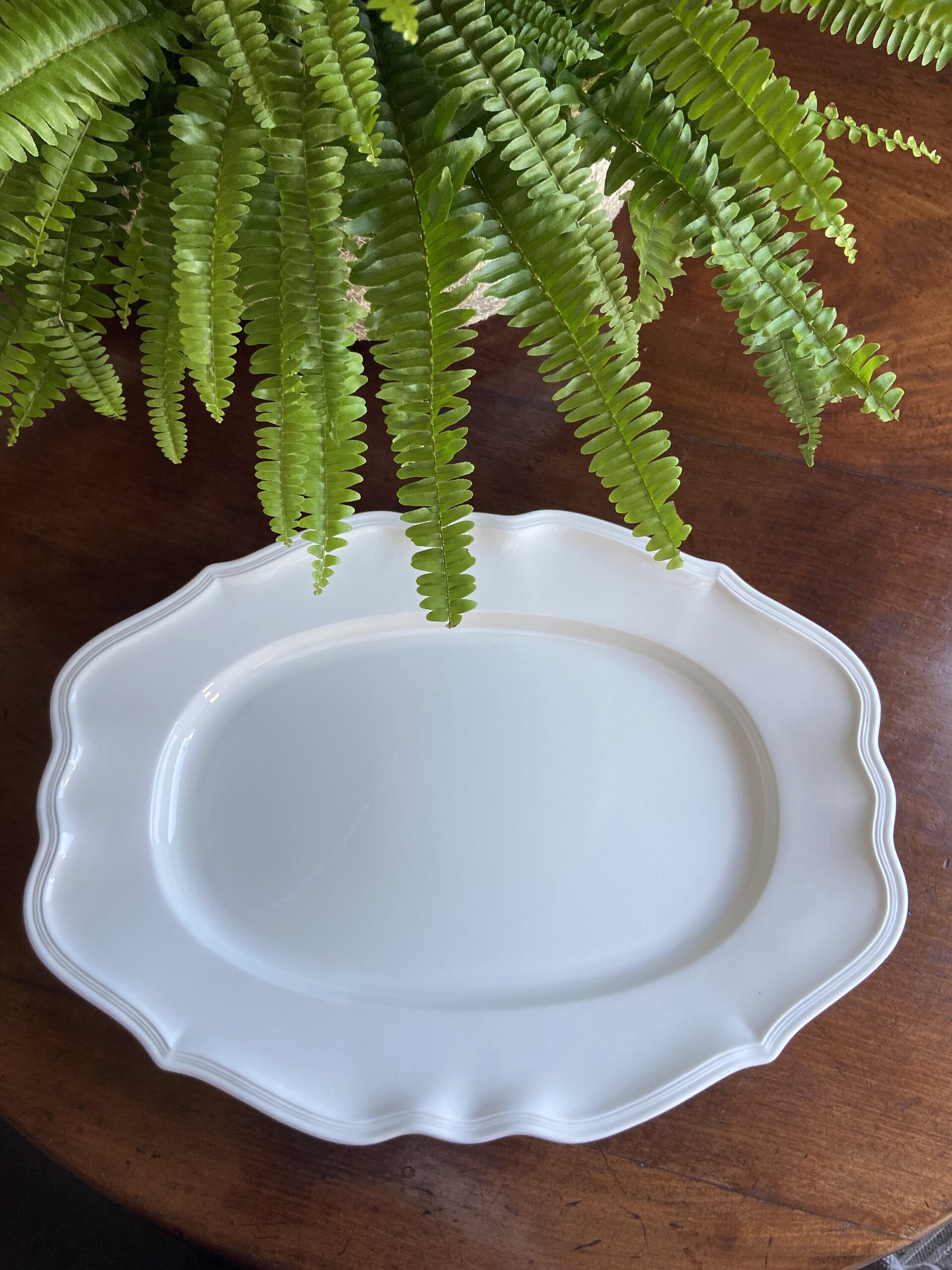 Fuente ovalada "Villeroy & Boch". - 3